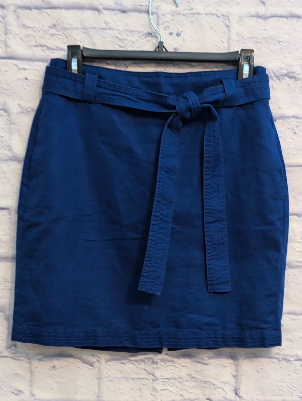 Banana Republic Cobalt Blue Linen Blend Mini Skirt - Size 2